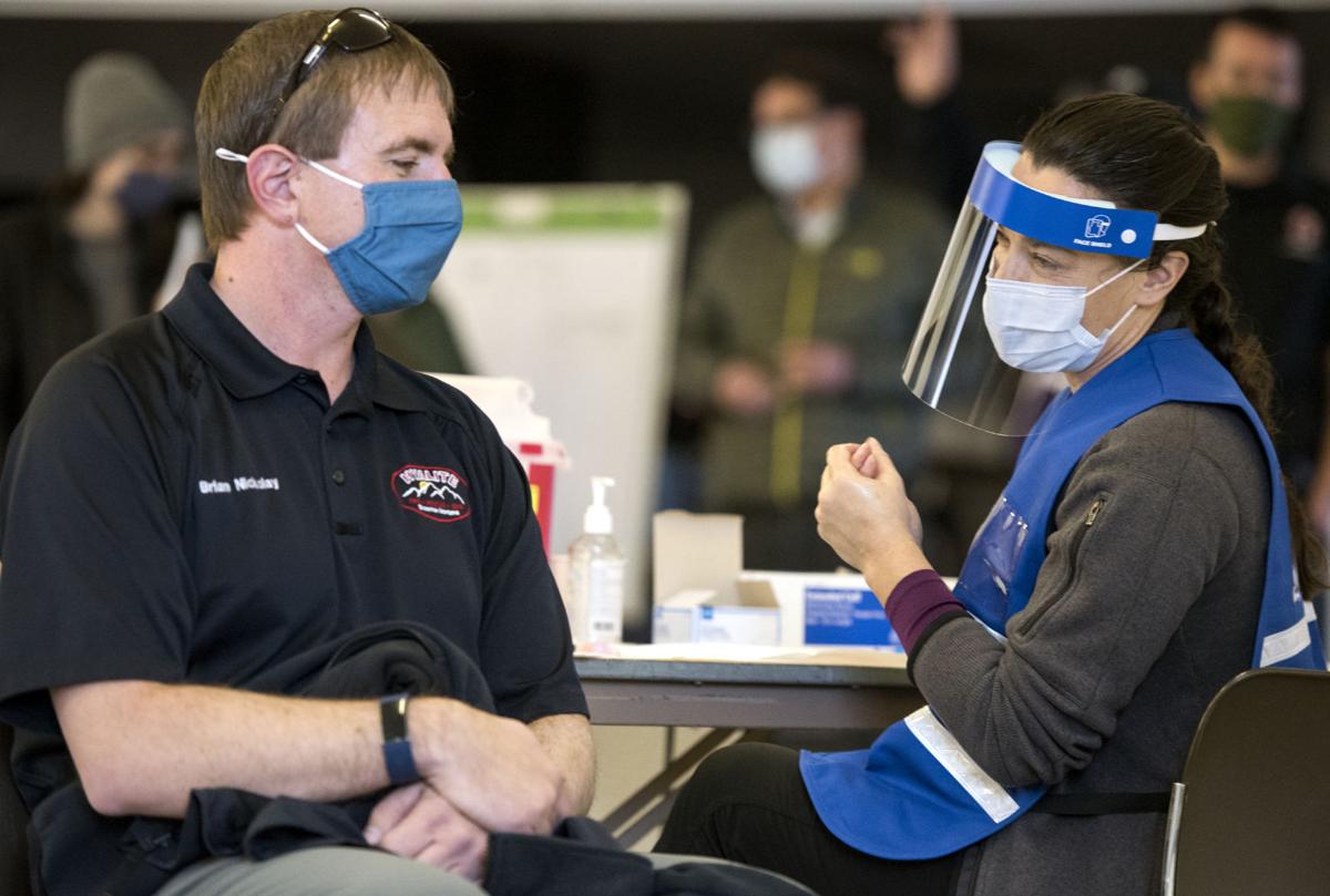 Gallatin County health care worker COVID-19 vaccine process