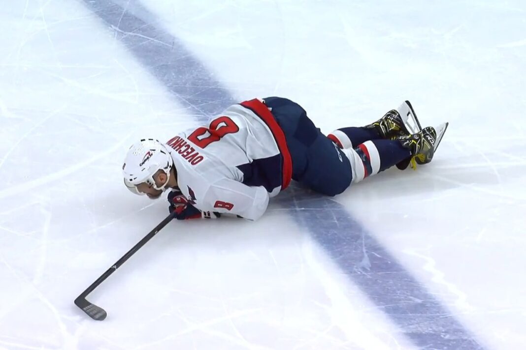 Alex Ovechkin Nets Two Goals, Exits Capitals' Victory with Injury