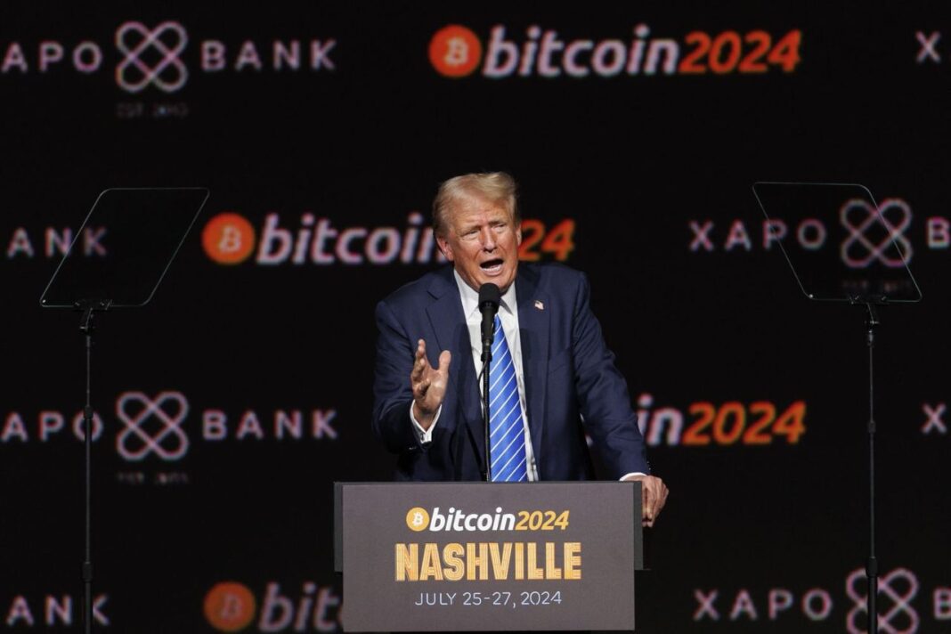 Donald Trump's Company Sees Share Surge Following Report on Crypto Bid