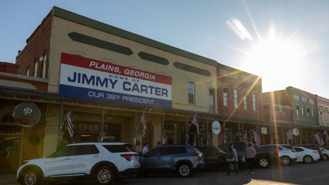 People remember Jimmy Carter in his hometown of Plains : NPR