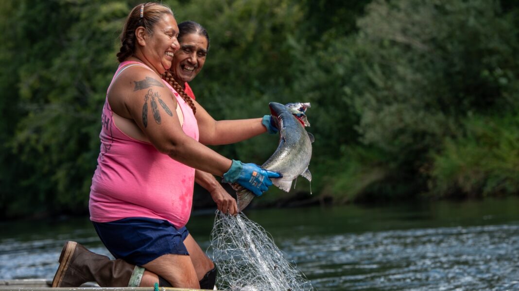 Under a ‘grandma moon,’ Native Americans honor their sacred pact with salmon : NPR