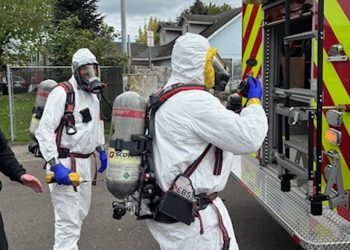 SFD crews assist Gervais Police Department with hazardous materials response
