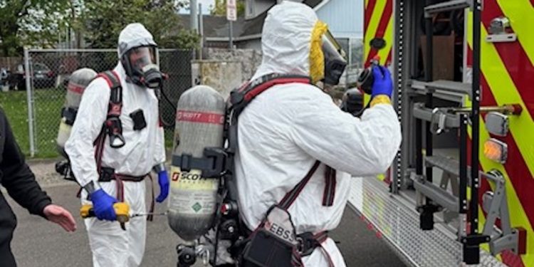 SFD crews assist Gervais Police Department with hazardous materials response