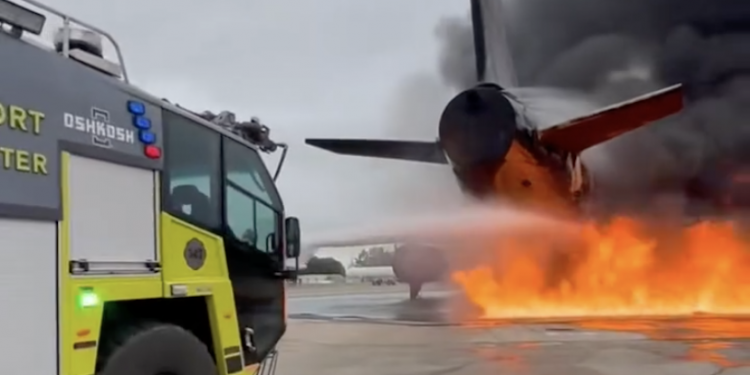 Salem firefighters complete specialized aircraft rescue and firefighting recertification training